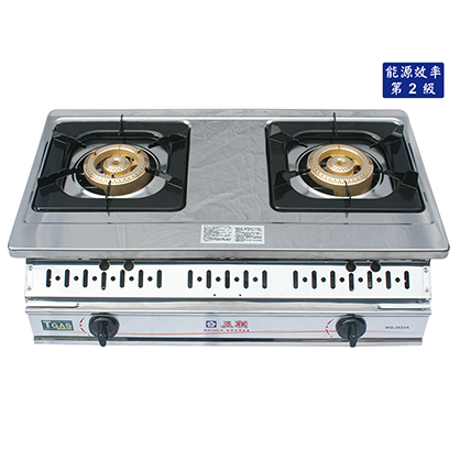 WG-E2101 雙銅安全瓦斯爐(崁入型)